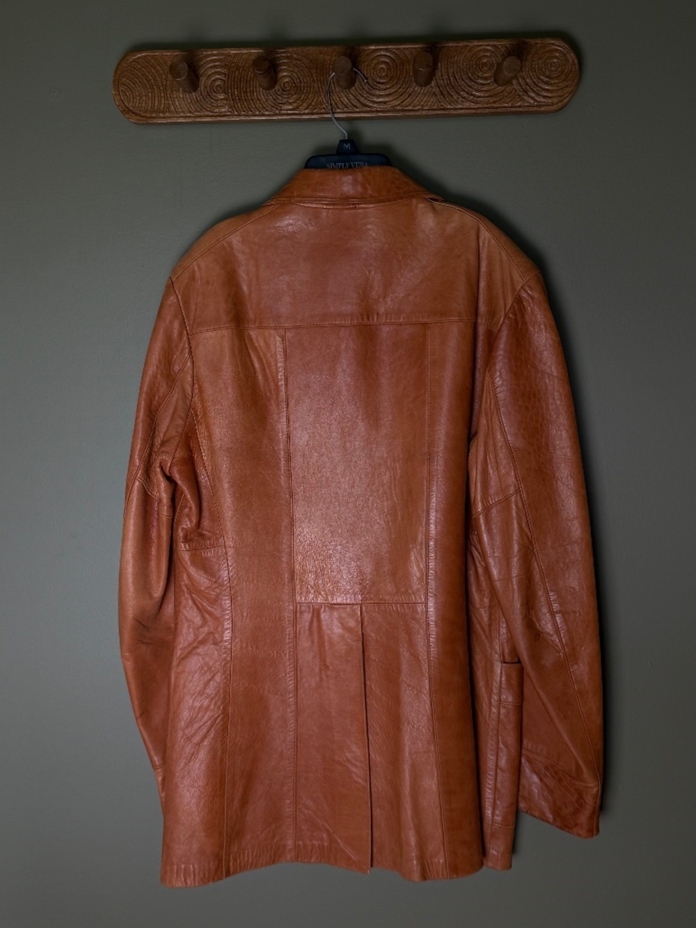 Leather blazer - Picture 2 of 5
